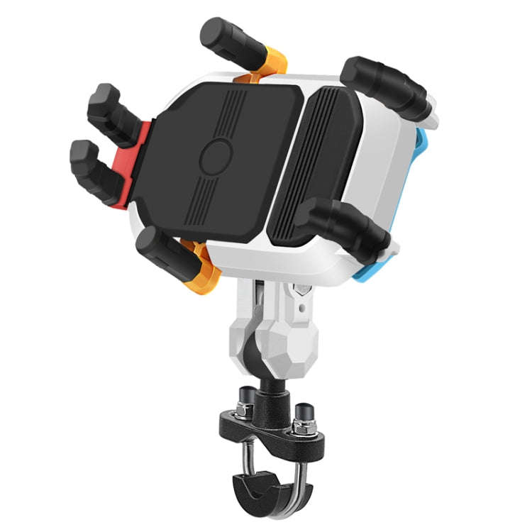 Colorful Motorcycle Shock-absorbing Navigation Mobile Phone Holder(Handlebar Model)