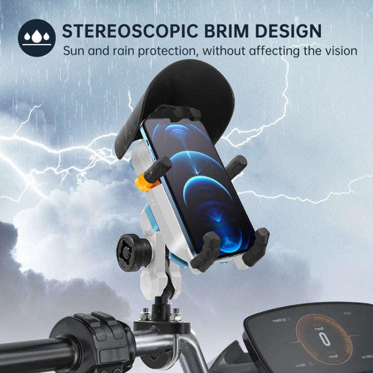 Colorful Motorcycle Shock-absorbing Navigation Mobile Phone Holder(Handlebar Model)