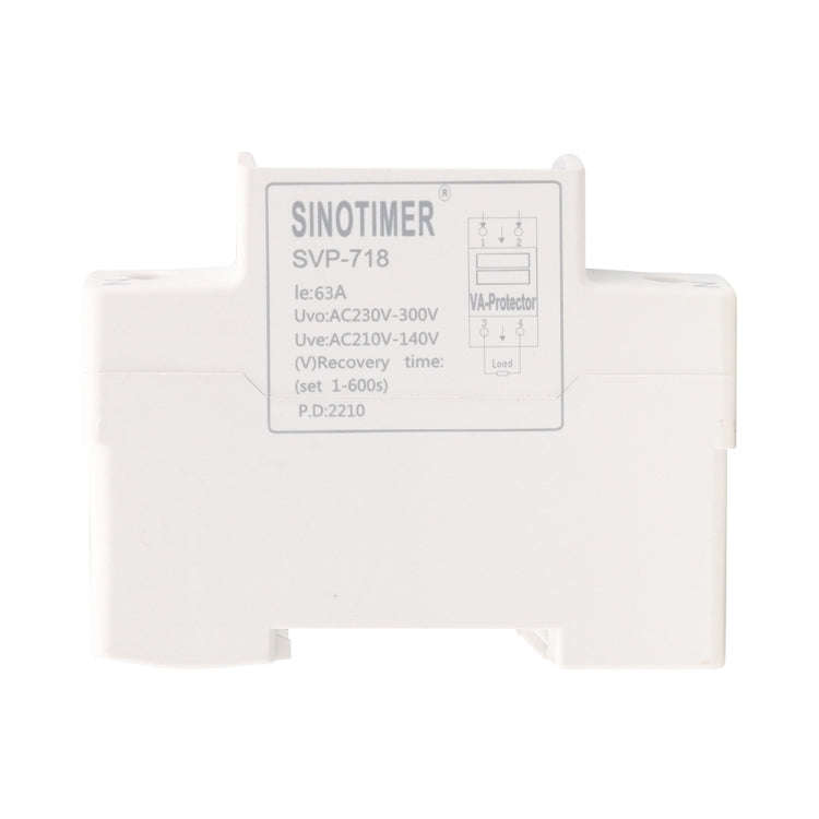 SINOTIMER SVP-718 40A Adjustable Self-resetting Intelligent Over-voltage and Under-voltage Protec...