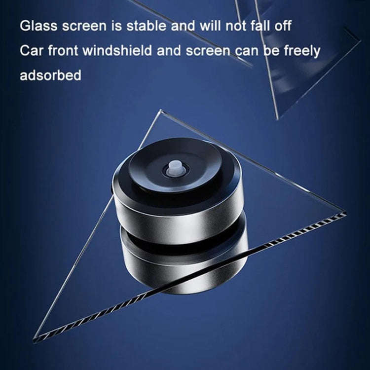 Car Suction Cup Dashboard Magnetic Support Bracket Cell Phone Navigation Mount(Black)