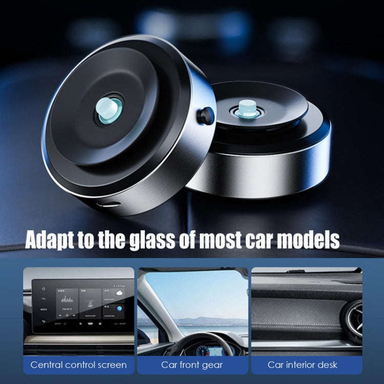 Car Suction Cup Dashboard Magnetic Support Bracket Cell Phone Navigation Mount(Black)