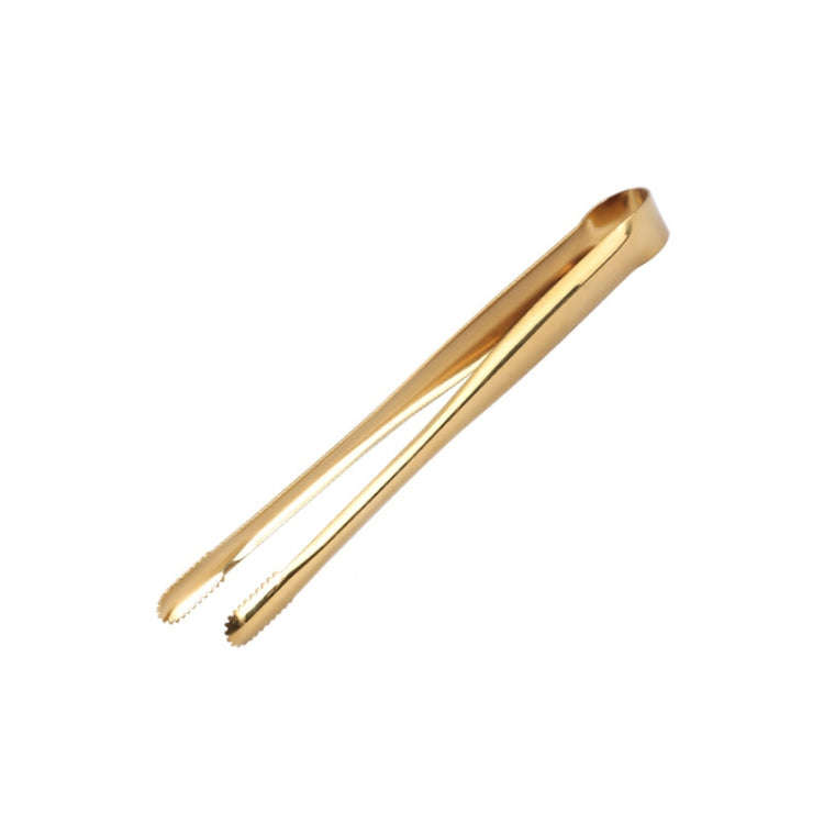 Household 304 Stainless Steel Barbecue Clip Kitchen Extended Food Holders, Model: 19cm Gold