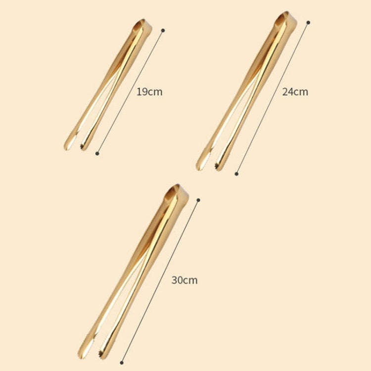 Household 304 Stainless Steel Barbecue Clip Kitchen Extended Food Holders, Model: 24cm Silver