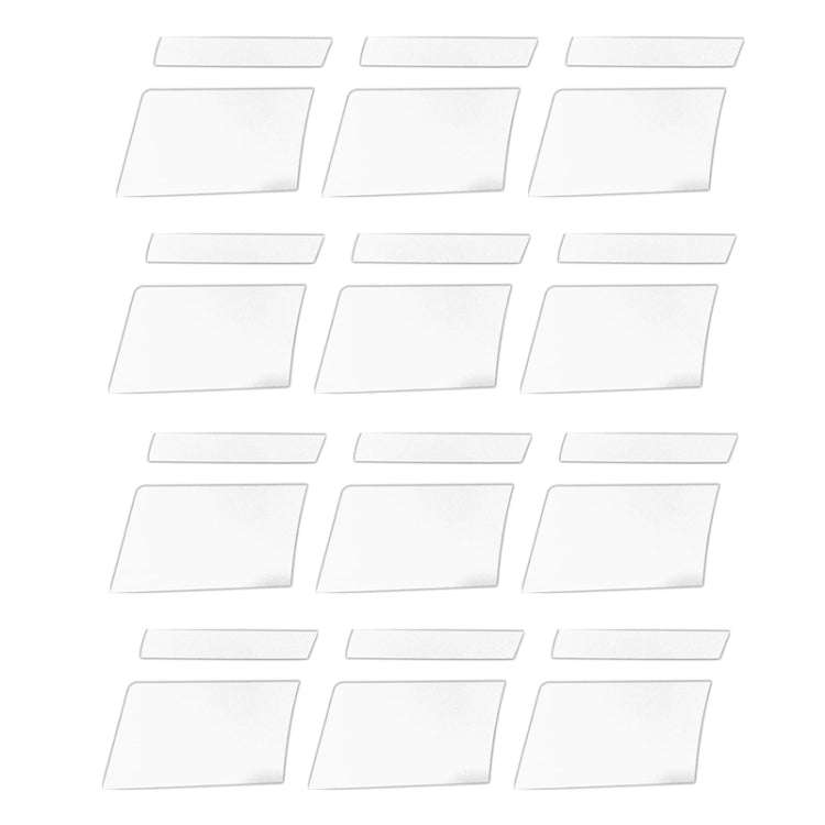 2pairs 18 inch~21 inch Car Reflective Wheel Modification Stickers, Color: 6pcs /Set White