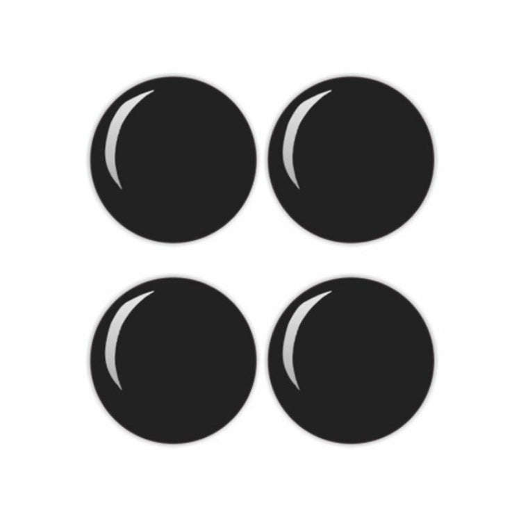 10pcs Car Modification Protection Keyhole Anti-Blocking Sticker(Light Black)