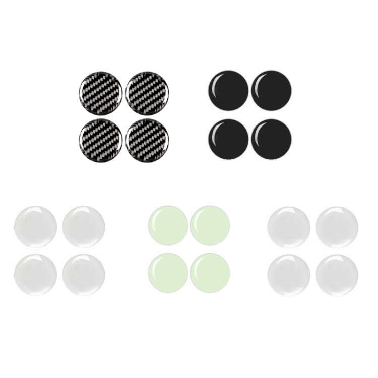 10pcs Car Modification Protection Keyhole Anti-Blocking Sticker(Light Black)