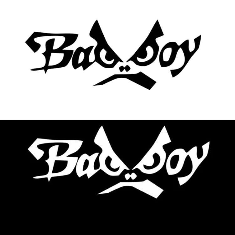 10pcs Bad Man Car Modification Sticker(White)