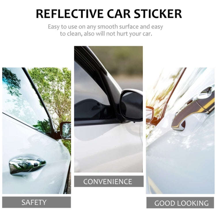 10pcs Bad Man Car Modification Sticker(White)