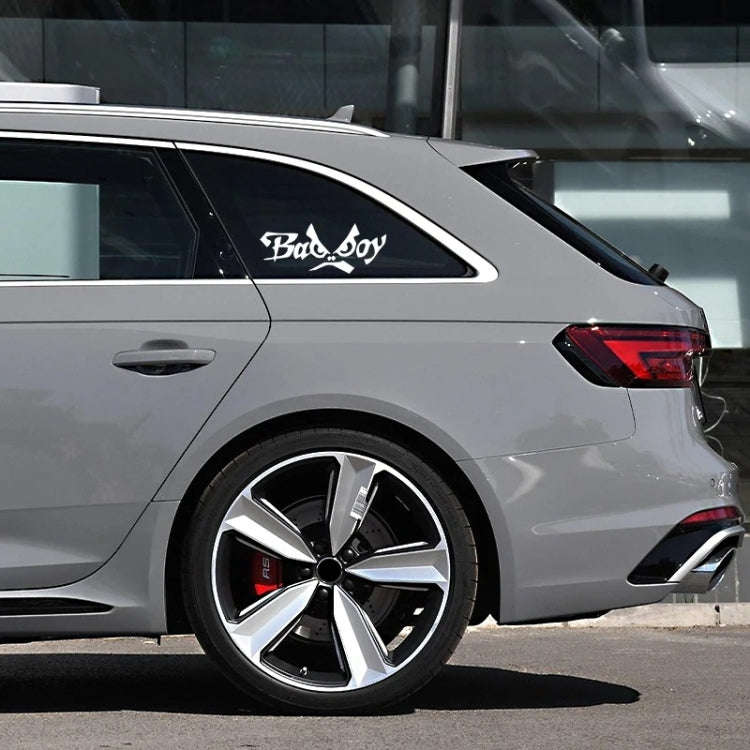 10pcs Bad Man Car Modification Sticker(White)