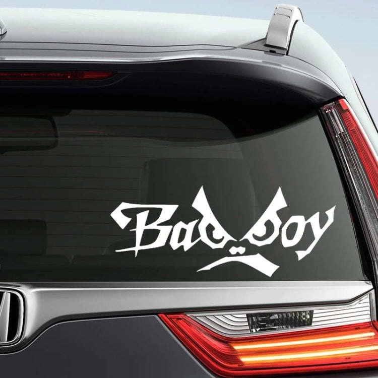 10pcs Bad Man Car Modification Sticker(Black)