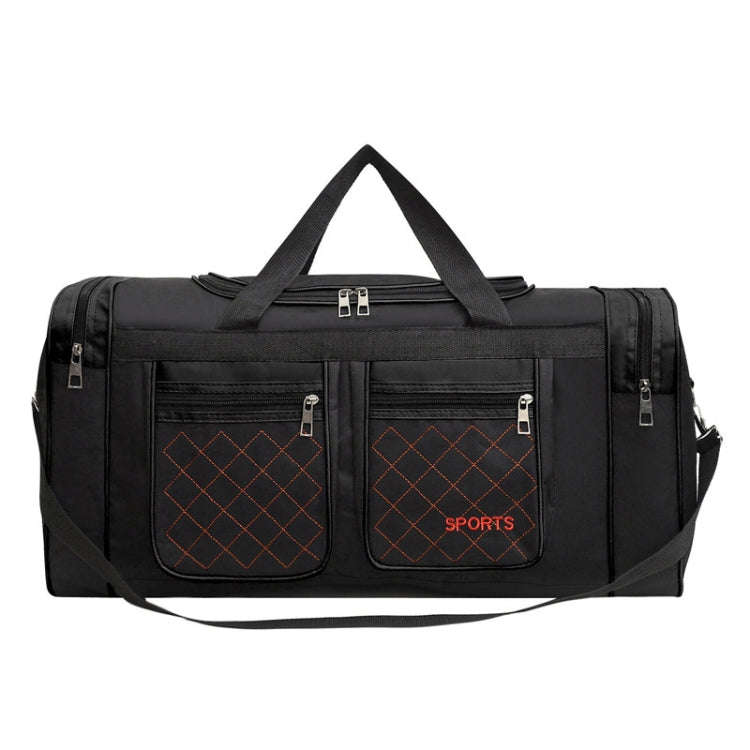 Simple Portable Shoulder Large Capacity Travel Bag Handheld Luggage Bag, Color: Large Black
