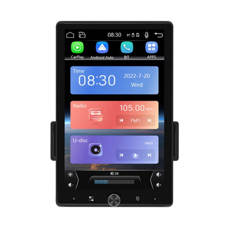 10.4 Inch MP5 Single Butt Vertical Screen Manual Rotation Android Navigation With Wireless Carpla...