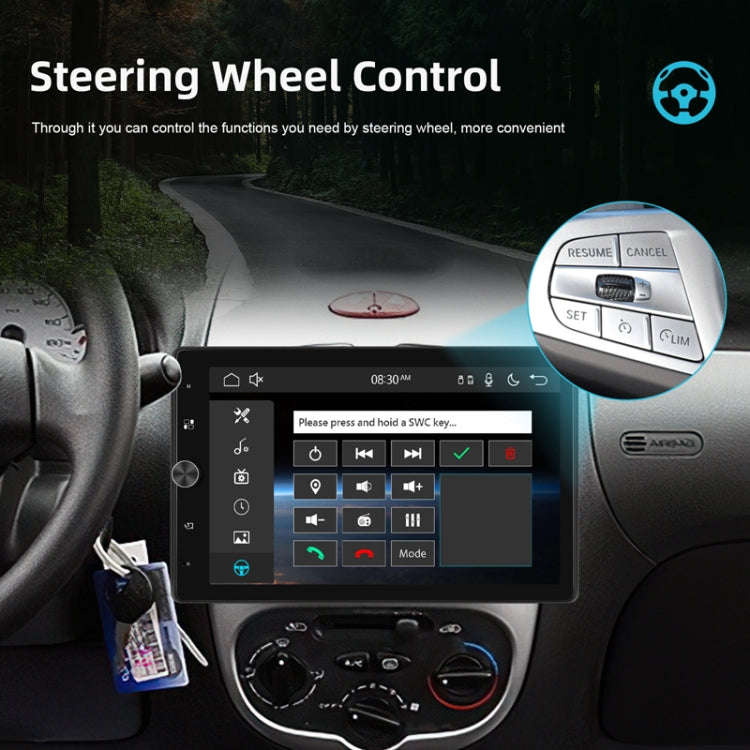 10.4 Inch MP5 Single Butt Vertical Screen Manual Rotation Android Navigation With Wireless Carpla...