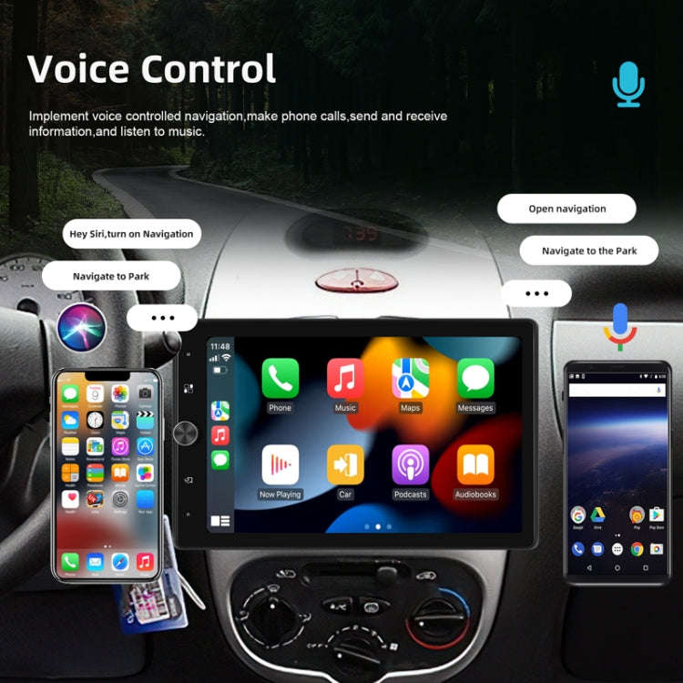 10.4 Inch MP5 Single Butt Vertical Screen Manual Rotation Android Navigation With Wireless Carpla...