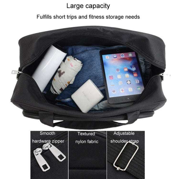 Large Capacity Waterproof Travel Bag Wear-resistant Luggage Bag Clothes Storage Pack, Size: Small...