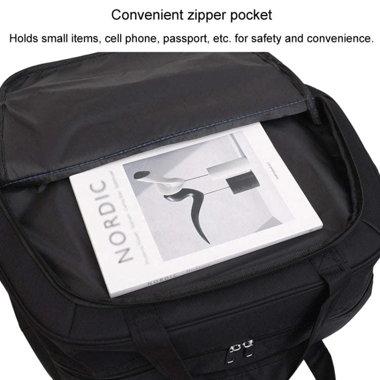 Large Capacity Waterproof Travel Bag Wear-resistant Luggage Bag Clothes Storage Pack, Size: Small...