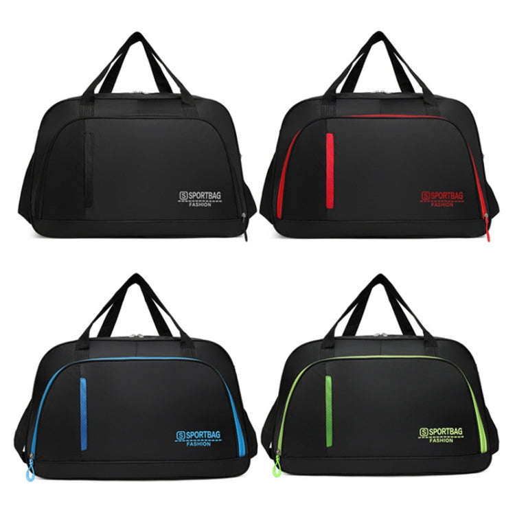 Large Capacity Luggage Pack Handheld Travel Bag Short Trip Shoulder Sports Fitness Bag(Green)