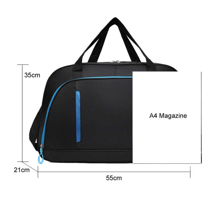 Large Capacity Luggage Pack Handheld Travel Bag Short Trip Shoulder Sports Fitness Bag(Green)