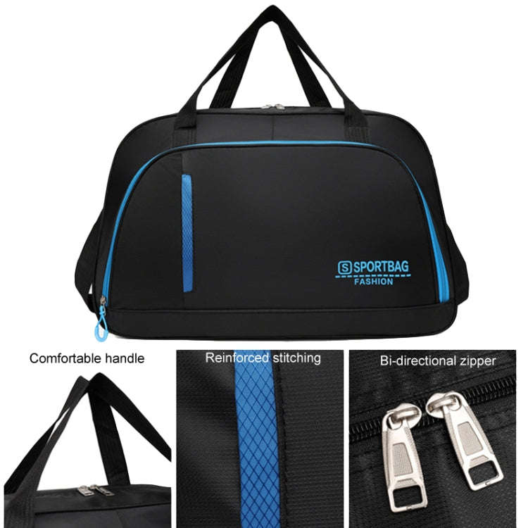 Large Capacity Luggage Pack Handheld Travel Bag Short Trip Shoulder Sports Fitness Bag(Green)