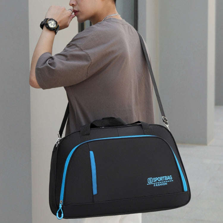 Large Capacity Luggage Pack Handheld Travel Bag Short Trip Shoulder Sports Fitness Bag(Green)