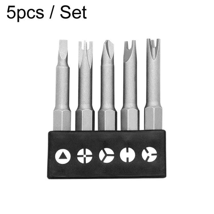 5pcs / Set Profile Bit Chrome Vanadium Steel Bit Set Appliance Repair Electrical Drill Accessorie...