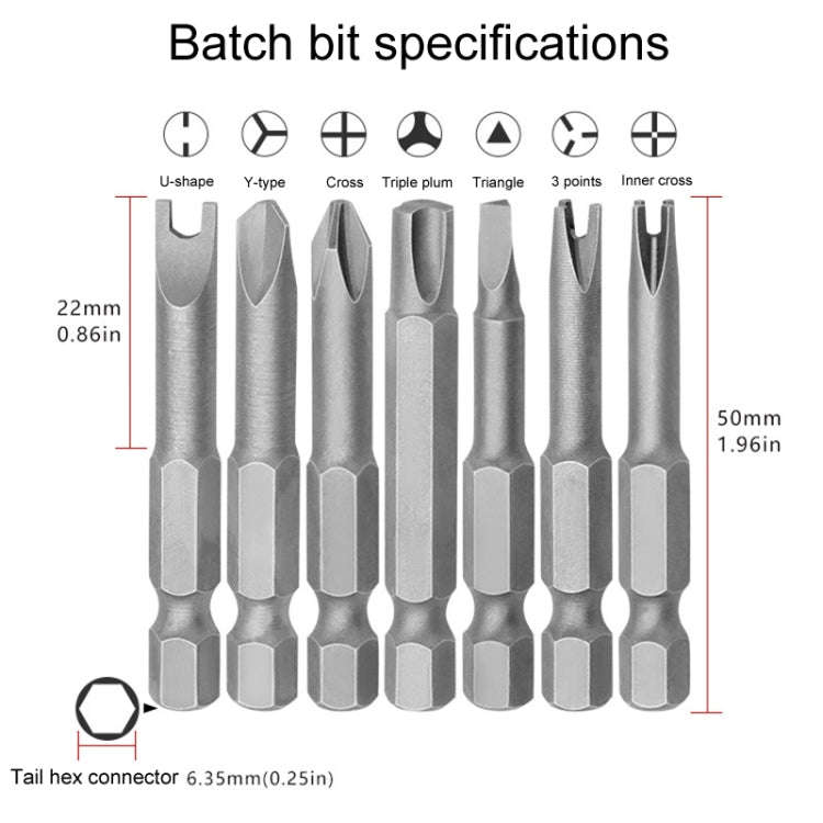 13pcs / Set Profile Bit Chrome Vanadium Steel Bit Set Appliance Repair Electrical Drill Accessori...