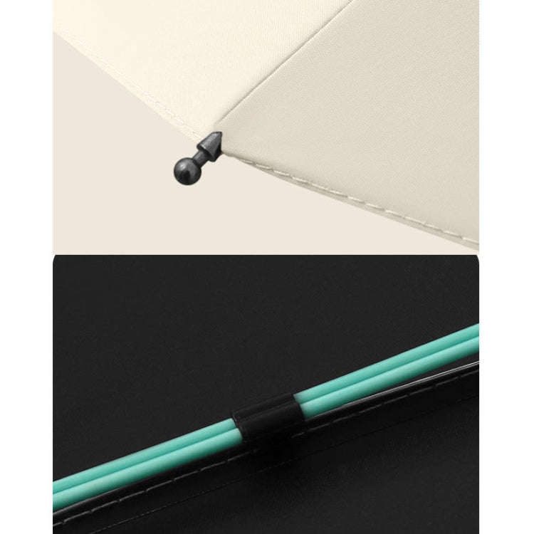 16 Bones Rain Shine Dual Use Automatic Umbrella Wind-resistant Reinforced Sunshade Umbrella(Mint ...