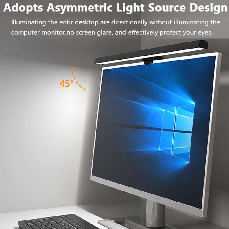 TB-301S 50cm Asymmetric No Video Flash Desk Lamp Timing Dimming Work Monitor Computer Screen Hang...