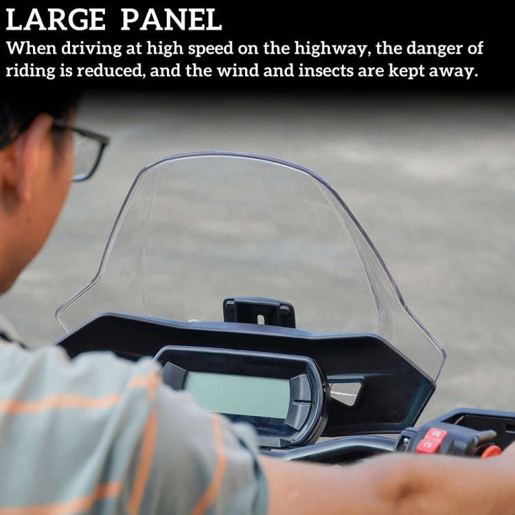 For Can-Am Ryker 600/Ryker 900 Adjustable Front Windshield(Grey)