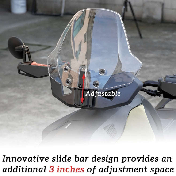 For Can-Am Ryker 600/Ryker 900 Adjustable Front Windshield(Grey)