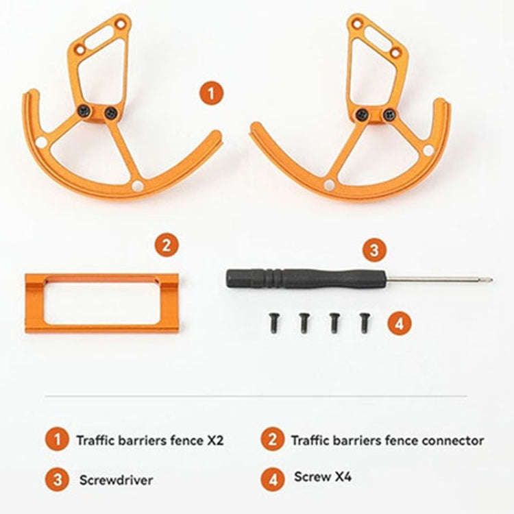For DJI Avata 2 RCSTQ Anti-collision Protective Bar Flight Fuselage Lens Protective Ring