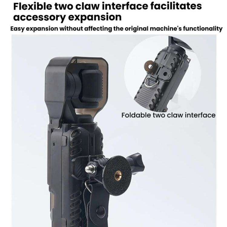 For DJI OSMO Pocket 3 RCSTQ Transparent Protective Case Global Anti-Dislodgement Strap Storage Shell