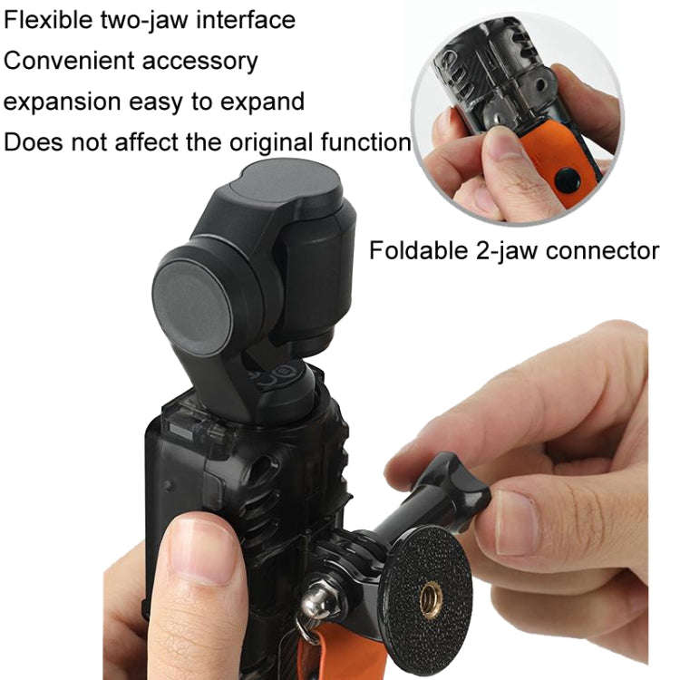 For DJI OSMO Pocket 3 RCSTQ Transparent Protective Case Global Anti-Dislodgement Strap Storage Shell