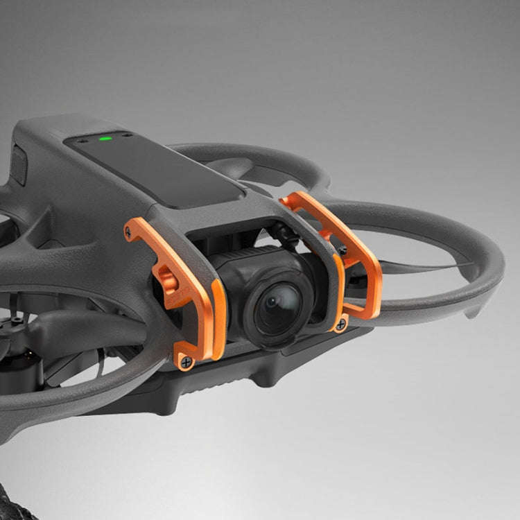 For DJI Avata 2 RCSTQ Aluminum Alloy Flying Machine Lens Collision Protection Bar(Orange)