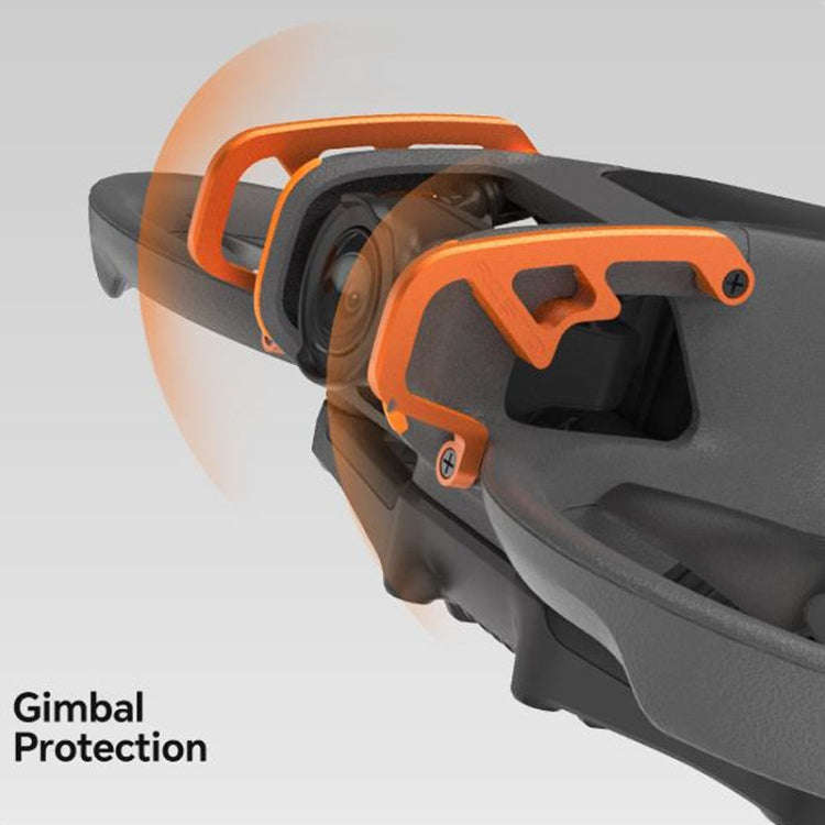 For DJI Avata 2 RCSTQ Aluminum Alloy Flying Machine Lens Collision Protection Bar(Orange)