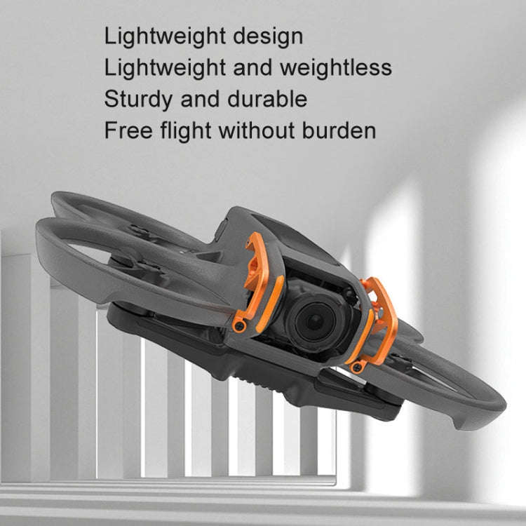 For DJI Avata 2 RCSTQ Aluminum Alloy Flying Machine Lens Collision Protection Bar(Orange)