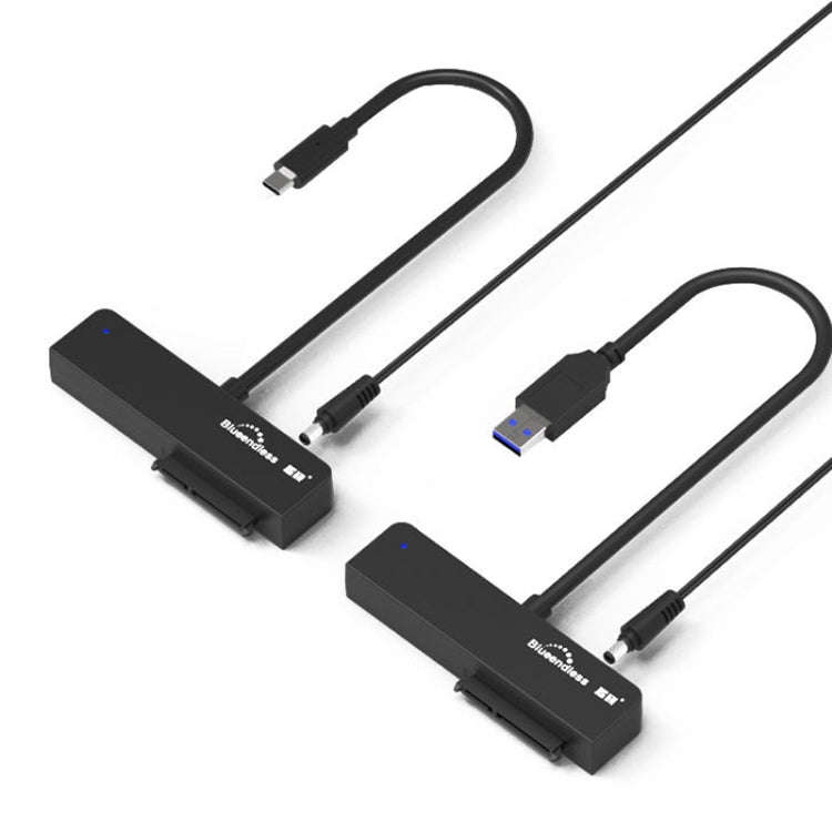 Blueendless US35 USB3.0 To SATA Adapter 2.5 / 3.5-Inch Hard Drive SSD Reader, Spec: USB3.0 EU Plug