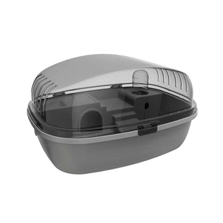 Panoramic Transparent Multi-Functional Large Space Hamster Cage, Style: Gray Upgrade Model
