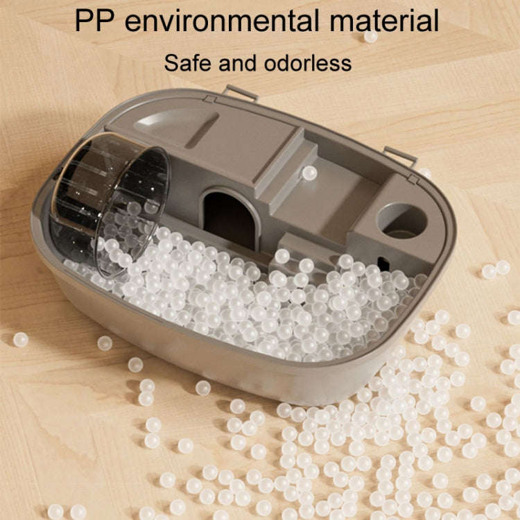 Panoramic Transparent Multi-Functional Large Space Hamster Cage, Style: Gray Upgrade Model