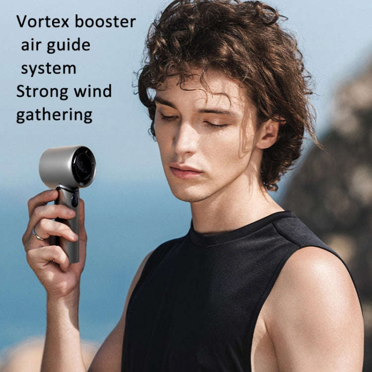 Handheld Turbine Fan 120 Speed ?Brushless Motor Fan(Space Gray)