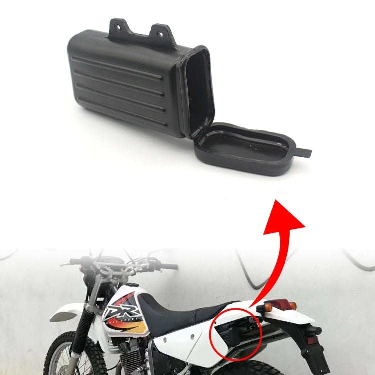 For Suzuki DR250 Off-Road Motorcycle Saving Tool Box(Black)