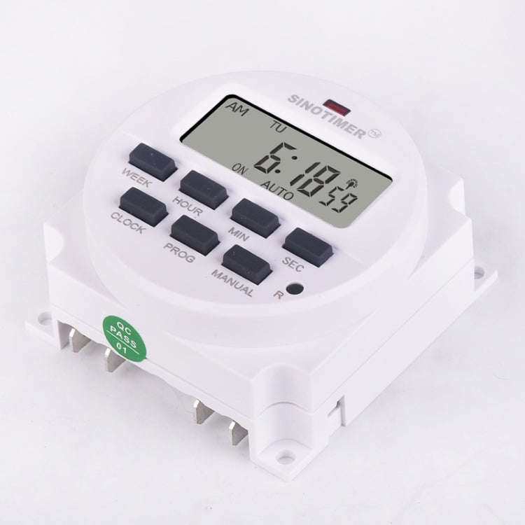 SINOTIMER TM618SH  1 Second Interval Digital LCD Timer Switch Programmable Time Relay 110V