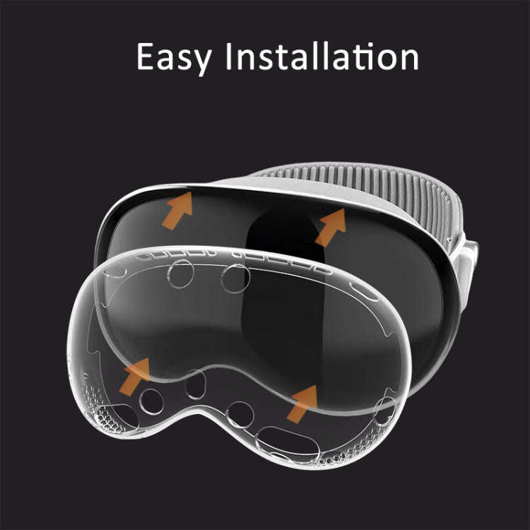 For Apple Vision Pro 4 In 1 Kit Lens Cover Battery Protection Case Accessories, Spec: B Style Orange