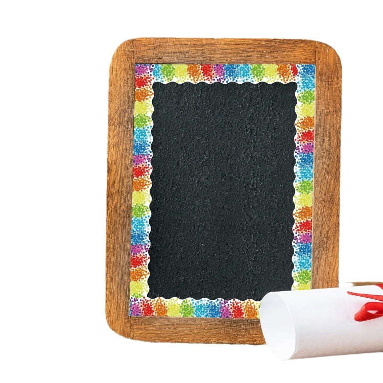 7cm x 11m Colorful Polka Dot Border Stickers Bulletin Board Borders