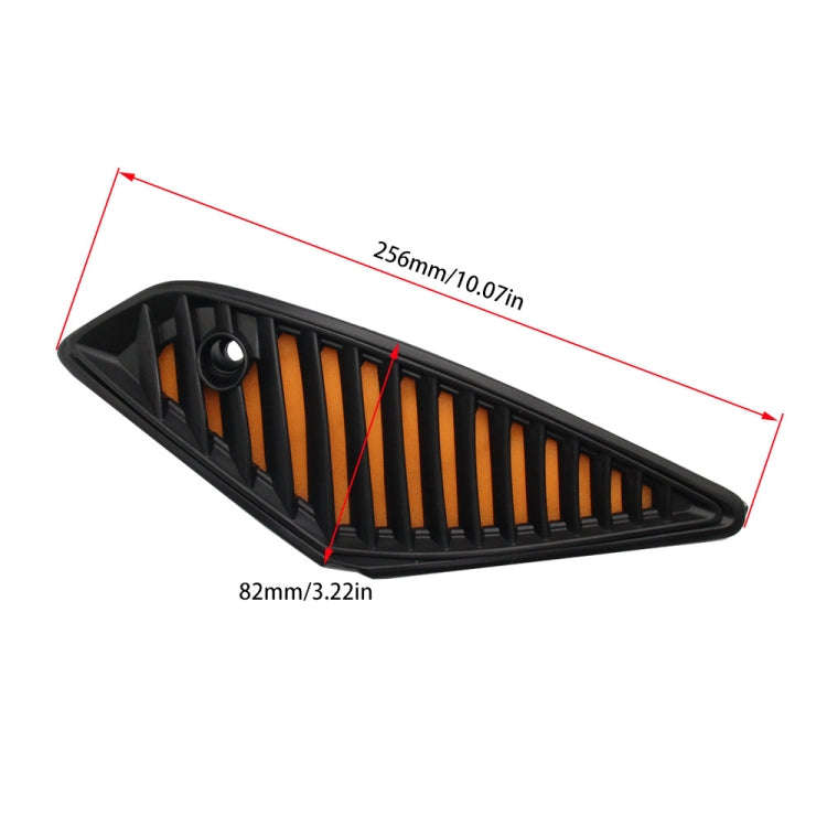 For KTM 1290 Air Filter Dust Cover(Black Orange)