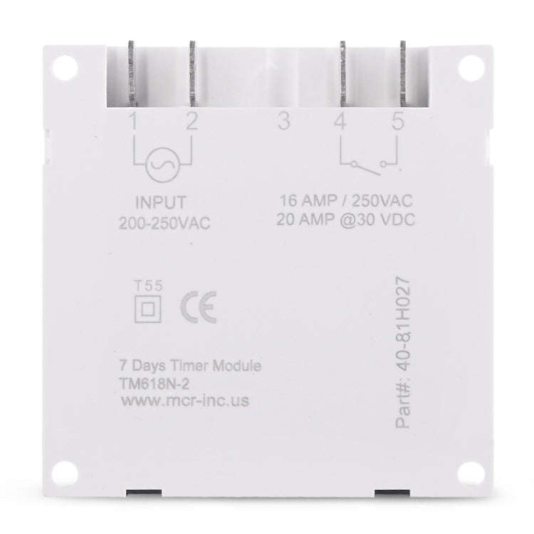 SINOTIMER TM618N-2 220V 7 Days Weekly Programmable Digital Electronic Timer Switch