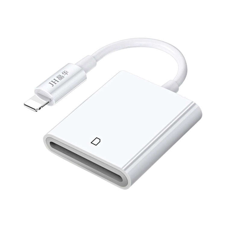JINGHUA Mobile Phone Card Reader Converter Memory Card Reader, Model: Lighning With Cable SD