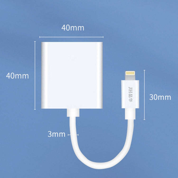 JINGHUA Mobile Phone Card Reader Converter Memory Card Reader, Model: Type-C With Cable SD