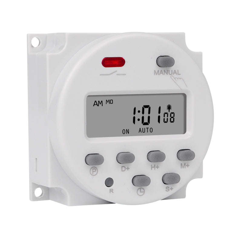 SINOTIMER CN101S-5V 1 Second Interval Digital LCD Timer Switch 7 Days Weekly Programmable Time Relay