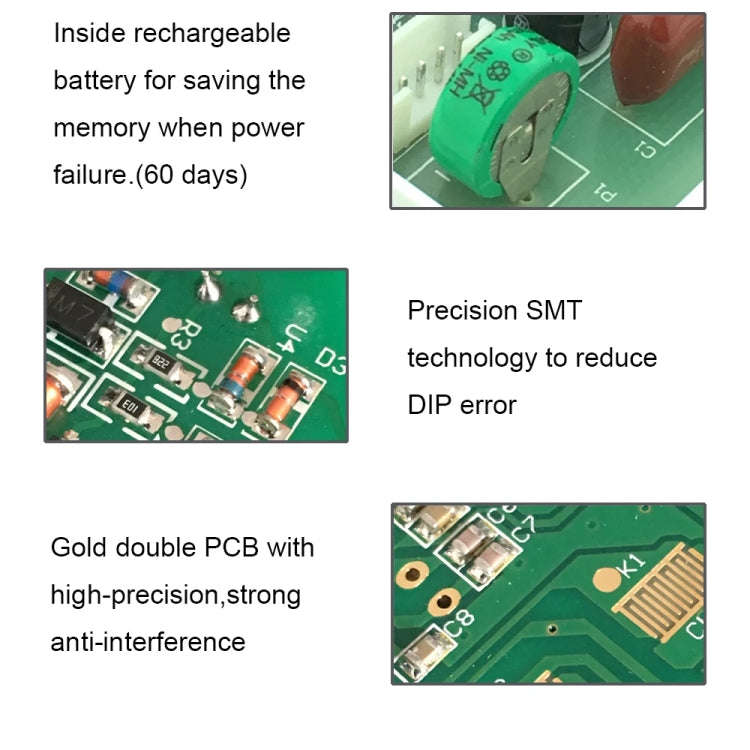 SINOTIMER CN101S-2 220V 1 Second Interval Digital LCD Timer Switch 7 Days Weekly Programmable Tim...
